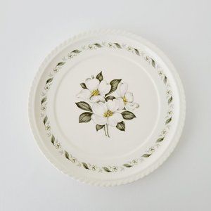 Steubenville Monticello Dinner Plate Cornelia Dogwood Floral 1940s USA Made